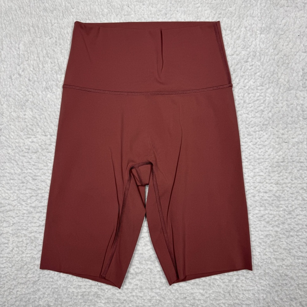 Offline By Aerie Goals Bike Shorts High Rise Red Women's Size Small 8" Inseam
